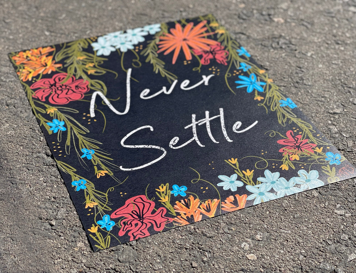 Never Settle Poster